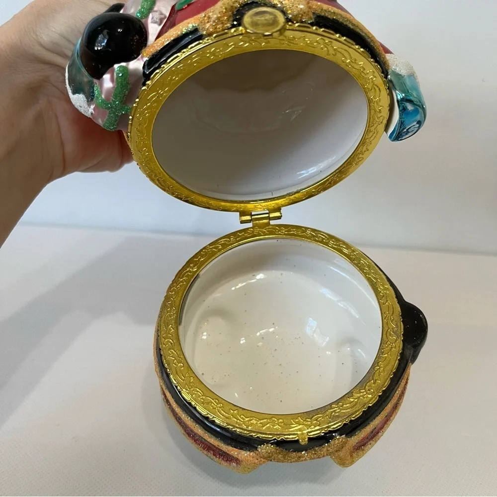 Christopher Radko Jolly Nutcracker Hinged Keepsake Box 2004